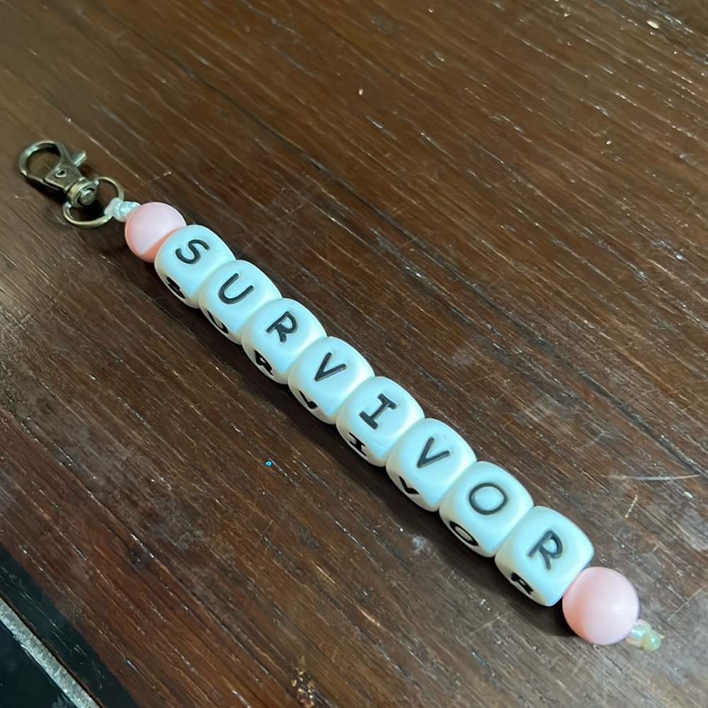 Handmade “Survivor” Keychain ✨